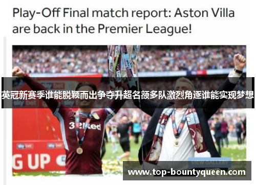 英冠新赛季谁能脱颖而出争夺升超名额多队激烈角逐谁能实现梦想